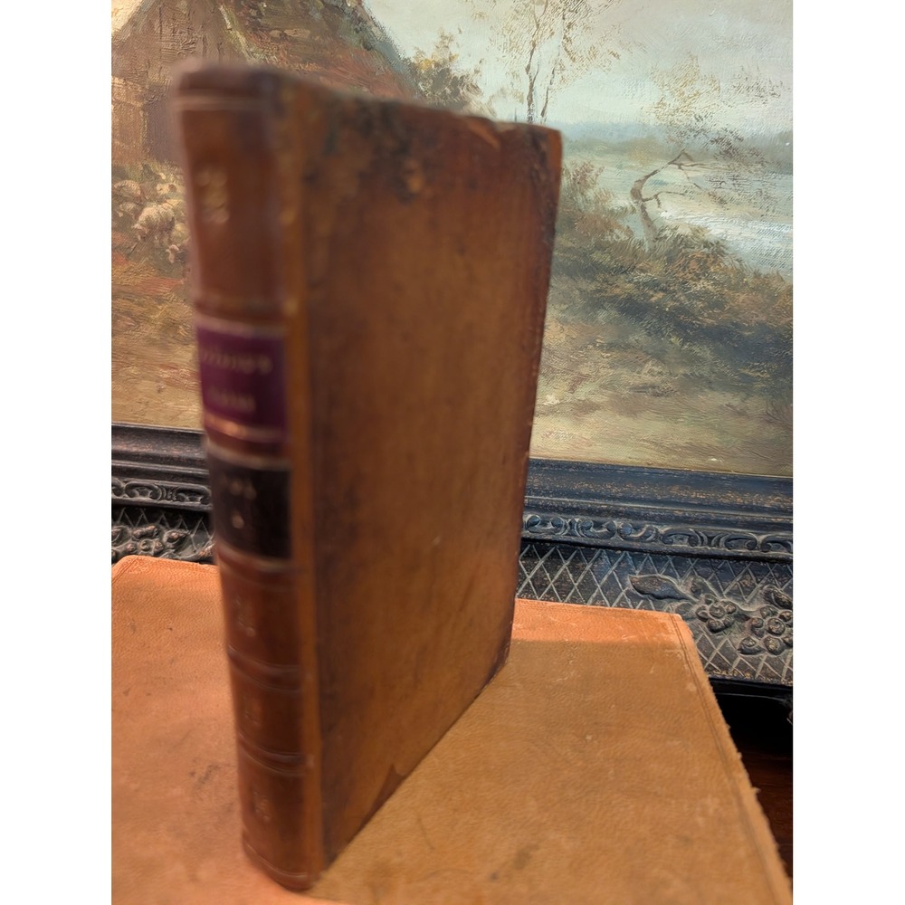 1762 The Works of Voltaire Vol 10 Leather Antique Book